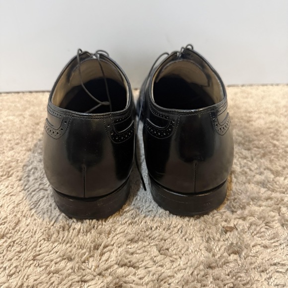 Florsheim Imperial Comfortech Shoes Mens Size 11 Black Leather Wingtip Oxford main image 6